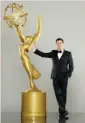  ?? Bob D’Amico / ABC 2012 ?? Jimmy Kimmel will be at the Staples Center to host the Emmy Awards for the third time.