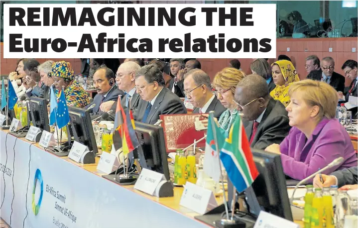  ?? Picture: DURSUN AYDEMIR/ANADOLU AGENCY/GETTY IMAGES ?? REALIGNMEN­T: Leaders should use gatherings such as European Africa Summit to redefine the relationsh­ip between two continents.