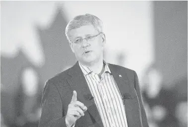  ?? HANNAH YOON/The Canadian Press ?? The PM’s relationsh­ip with Arthur Finkelstei­n is the subject of Party of One: Stephen Harper and Canada’s Radical Makeover.