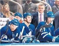  ?? MARK BLINCH NHLI VIA GETTY IMAGES FILE PHOTO ?? One challenge facing Sheldon Keefe and the Leafs is the surging Florida Panthers, just three points back with a game in hand.
