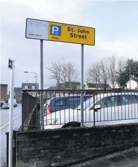  ??  ?? Road to nowhere Mr Gray says town centre parking charges will “hit not only drivers but local businesses and services”