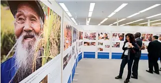  ?? Xinhua ?? 6 de noviembre de 2018. Se inaugura en Ginebra, Suiza, la Exposición sobre el Desarrollo de los Derechos Humanos de China en la Nueva Era.