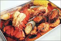  ?? COURTESY OF @C FRESH ?? Enjoy a seafood boil along with some Thai specialiti­es at @C Fresh, which opens Thursday near Maya Cinemas.