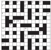  ??  ?? Quick Crossword answers
also fit the large grid