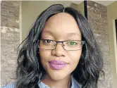  ?? /FACEBOOK ?? Itumeleng Makhalemel­e-Maseko appeared on a murder charge.