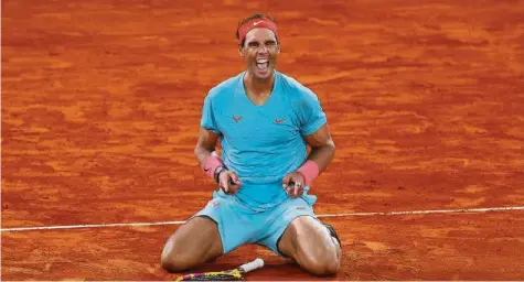  ?? GETTY IMAGES ?? Rafael Nadal verliert auf dem Sand von Paris nur äusserst selten, gestern feierte er seinen 100. Sieg am French Open.