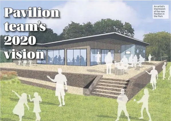  ??  ?? An artist’s impression of the new Pavilion in the Park