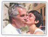  ?? ?? Jeffrey Epstein with Ghislaine Maxwell.