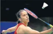  ?? AP PHOTO ?? Saina Nehwal defeated Turkey’s Aliye Demirbag 2117, 218 in the second round on Tuesday.