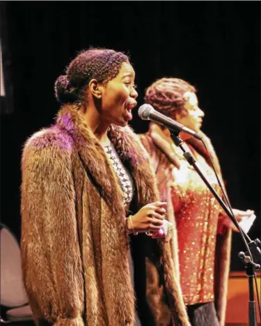  ?? SUBMITTED ?? Chaz Hodges, left, portrays Marie Knight, and Miche Braden is Sister Rosetta Tharpe in “Marie and Rosetta,” a Cleveland Play House production starting a run Jan. 20 at the Allen Theatre at Playhouse Square.