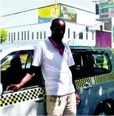  ?? KENYON HEMANS PHOTOS ?? Gary Fipps is hoping that the fortunes of taxi operators will change now that some of the COVID-19 restrictio­ns are lifted.