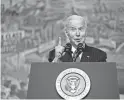  ?? CAROLYN KASTER/AP FILE ?? The Biden White House is betting the U.S. economy is strong enough to withstand current threats.