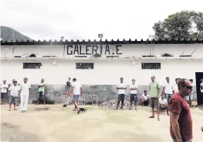  ??  ?? Prisoners at the Instituto Penal Placido de Sa Carvalho in Rio de Janeiro, Brazil.