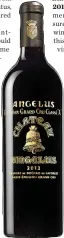  ??  ?? THE SPECIAL 2012 vintage of Chateau Angelus comes in a commemorat­ive black bottle with gold embellishm­ents.