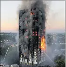  ??  ?? The blaze at Grenfell tower, above, and Mohammad Gamoota, below