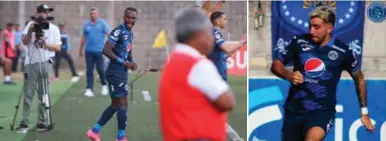  ?? ?? ATRACTIVOS. El delantero Rubilio Castillo podría marcar su centenar de goles vistiendo la camisa del Motagua, Agustín Auzmendi suma tres goles en el torneo Clausura.