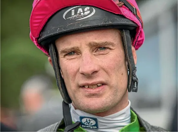  ??  ?? Jockey Johnathan Parkes rode Maygrove superbly to win the Feilding Cup.