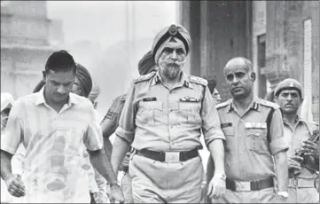  ?? HT FILE ?? TOWERING PRESENCE: Gill was the chief of Punjab Police from 1988 to 1990 and then again from 1991 until his retirement in 1995.