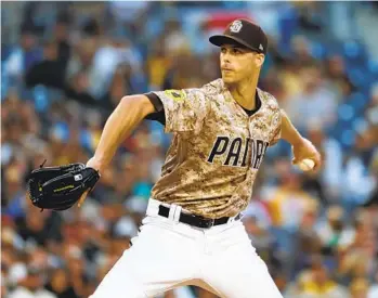  ?? K.C. ALFRED U-T ?? Padres closer Taylor Rogers converted five straight save chances after arriving. He had 30 saves in 2019.