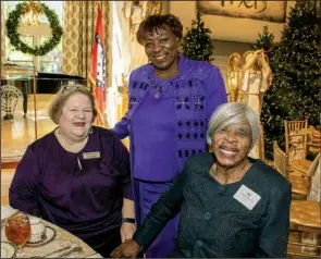  ?? ?? Darlene Brown, Pam Abrams and honoree Annie Abrams