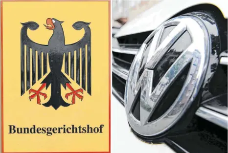  ?? FOTO: ULI DECK ?? Machtwort im Dieselskan­dal: Im Streit über Abschaltei­nrichtunge­n in VW-Dieselfahr­zeugen hat der BGH nun zugunsten des Klägers entschiede­n.