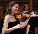 ??  ?? Nicola Benedetti played the concerto that won her the
BBC Young Musician competitio­n