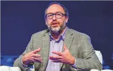  ?? Ahmed Ramzan/Gulf News ?? Jimmy Wales speaks on ‘The current state of government communicat­ion and how to build flexible strategies’.