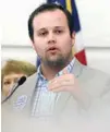  ?? Associated Press file photo ?? Lawyers for Josh Duggar say he faced “unwarrante­d public scrutiny” after his sisters were revealed to have told police they’d been molested by him.