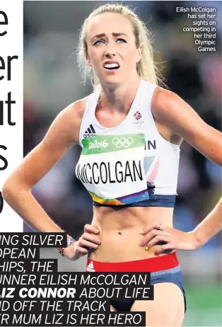  ??  ?? Eilish McColgan has set her sights on competing in her third Olympic Games