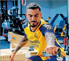  ?? ?? Joselu, en el gimnasio de Valdebebas.