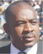  ??  ?? Nelson Chamisa