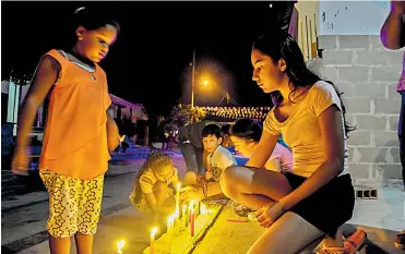  ?? HANSEL VÁSQUEZ ?? La Noche de Velitas es una de las fiestas decembrina­s más tradiciona­les en Barranquil­la.