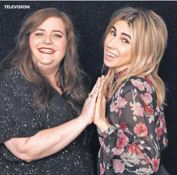  ?? TODD PLITT, USA TODAY ?? Aidy Bryant, left, guest- stars with Zosia Mamet on Girls.