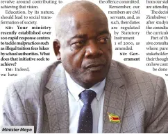  ?? ?? Minister Moyo