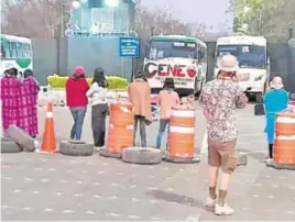  ?? VICTOR CASTILLO ?? El Gobierno del estado descartó el uso de la fuerza pública