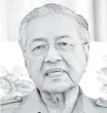  ??  ?? PERDANA MENTERI: TUN DR MAHATHIR MOHAMAD