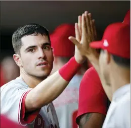  ?? GARY LANDERS — THE ASSOCIATED PRESS ?? For a lineup in need of a spark, Adam Haseley can give the Phillies that by placing him in the leadoff spot.