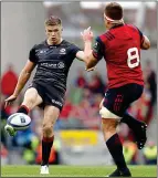 ??  ?? CALM: Owen Farrell (left, with CJ Stander) ignored the crowd’s heckles