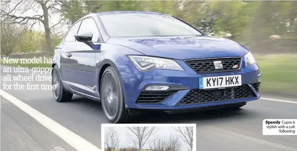  ??  ?? Speedy Cupra is stylish with a cult following