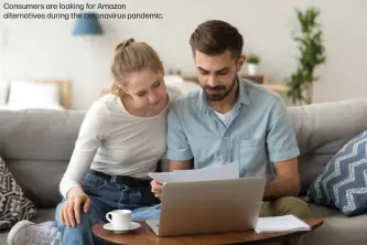  ??  ?? Consumers are looking for Amazon alternativ­es during the coronaviru­s pandemic.