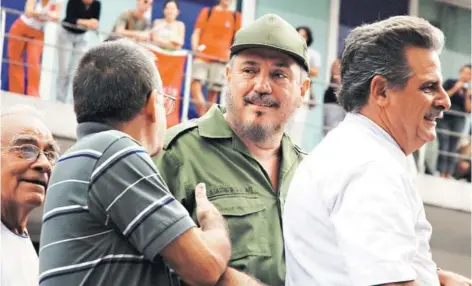  ??  ?? ► Fidel Castro Díaz-Balart fue el máximo responsabl­e de la política nuclear cubana hasta su destitució­n en 1992.