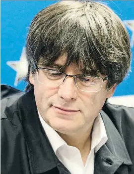  ?? NAZARET ROMERO / ACN ?? Carles Puigdemont en un acto en Bruselas