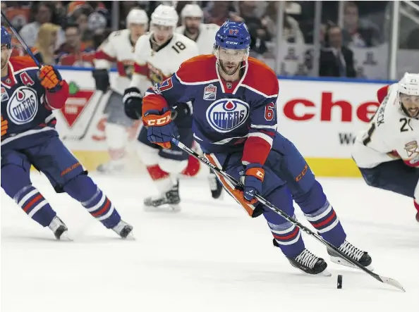  ?? IAN KUCERAK / POSTMEDIA ?? After missing nearly a month due to injury, the Oilers’ Benoit Pouliot returns to the lineup Friday against Pittsburgh.