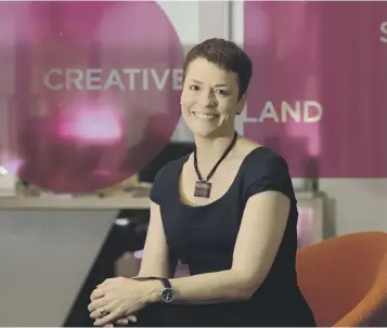  ??  ?? 0 Creative Scotland head Janet Archer said the industry will have a key role in the country’s future