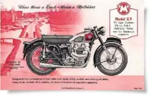  ??  ?? ABOVE: Matchless G9 was the first AMC twin, launched alongside the almost identical AJS Model 20