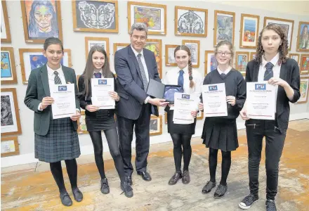  ??  ?? Winners Pictured, from left, are Rubi Mitchell, Libby Cole, Shona Cairns, Sarah Feechan and Lauren McLean