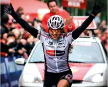 ?? ?? Van Moorsel wins the second edition of Amstel Gold Race in spring 2002