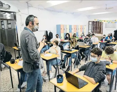  ?? ANA JIMÉNEZ ?? La pandemia ha puesto sobre la mesa las carencias del sistema educativo catalán