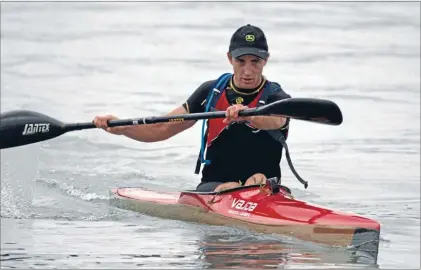  ?? Photo: SUPPLIED ?? Matt Loveridge at the New Zealand canoe marathon championsh­ips in April.