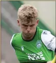  ??  ?? Hibs full-back Josh Doig